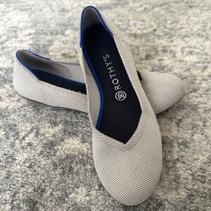 Rothy's The Flat Size 10 Ecru/Tan